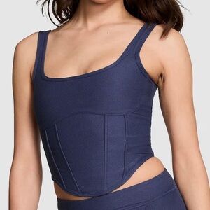 Victoria’s Secret PINK - blue corset top